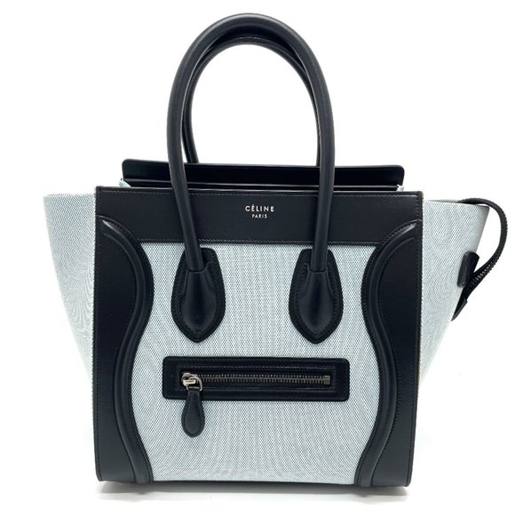 CELINE Black Leather Tote Bag - Picture 1 of 13